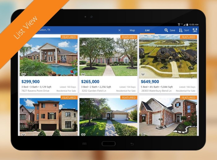 Home sales app